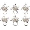 Silver Beaded Cluster