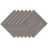 imageDII Everyday Collection Fringed Solid Tabletop Placemat Set Pumpkin Spice 6 PieceGray