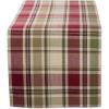 imageDII Fall ampamp Thanksgiving Dining Table Dcor Reusable Cotton Fabric Table Runner 13x36 Rustic Homespun PlaidTable Runner  13x36