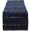 imageDII Handmade Chindi Tabletop Reversible and Machine Washable Placemat Set 13x19 NaturalBlue