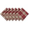 imageDII Holiday Collection Christmas Plaid Tabletop Napkin Set Campfire20 x 20 Set of 6