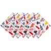 imageDII Outdoor Tabletop Collection Stain Resistant ampamp Waterproof Placemat Set BarbequeNapkin Set