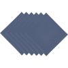 imageDII Solid Napkin Set Collection 20x20 Honey Gold 6 PieceStonewash Blue