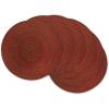 imageDII Tabletop Collection Variegated Round Placemat Round 15quot Diameter Blue 6 PieceRed