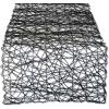 imageDII Woven Paper Tabletop Collection Holiday or Event Dcor Reversible Round Placemat Set 15quot Dia Taupe 6 PieceBlack