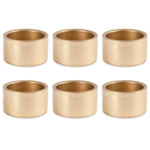 imageDII Basic Napkin Ring Collection Decorative Gold One Size 6 CountOne Size