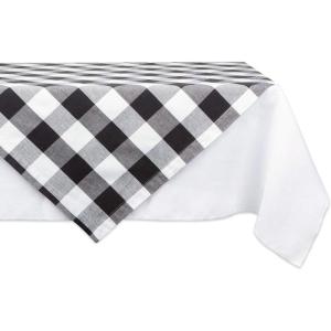 imageDII Buffalo Check Collection Classic Farmhouse Tablecloth Tablecloth 60x84 Gray ampamp WhiteBlack  White