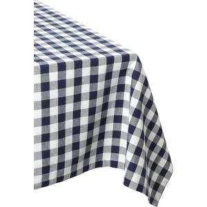 imageDII Buffalo Check Collection Classic Farmhouse Tablecloth Tablecloth 60x84 Gray ampamp WhiteNavy  White Check