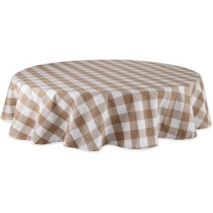 imageDII Buffalo Check Collection Classic Farmhouse Tablecloth Tablecloth 60x84 Gray ampamp WhiteStone