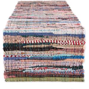 imageDII Handmade Chindi Tabletop Reversible and Machine Washable Placemat Set 13x19 NaturalMulticolor
