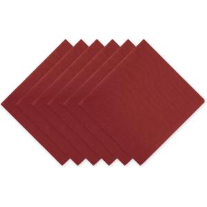 imageDII Solid Napkin Set Collection 20x20 Artichoke 6 PieceBarn Red