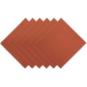 imageDII Solid Napkin Set Collection 20x20 Artichoke 6 PieceCinnamon