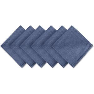 imageDII Solid Napkin Set Collection 20x20 Artichoke 6 PieceDenim