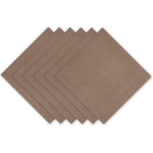 imageDII Solid Napkin Set Collection 20x20 Artichoke 6 PieceMushroom