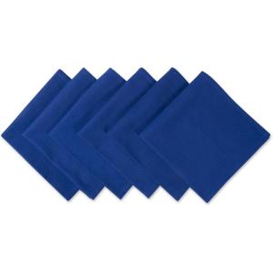 imageDII Solid Napkin Set Collection 20x20 Artichoke 6 PieceNautical Blue