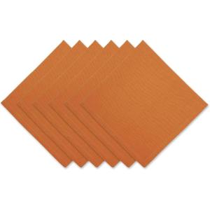 imageDII Solid Napkin Set Collection 20x20 Artichoke 6 PiecePumpkin Spice