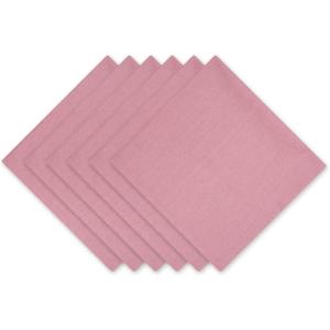 imageDII Solid Napkin Set Collection 20x20 Artichoke 6 PieceRose