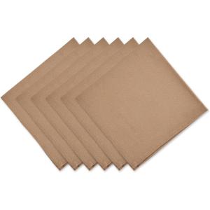 imageDII Solid Napkin Set Collection 20x20 Artichoke 6 PieceStone