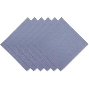 imageDII Solid Napkin Set Collection 20x20 Artichoke 6 PieceStonewash Blue