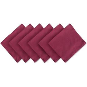 imageDII Solid Napkin Set Collection 20x20 Artichoke 6 PieceWine