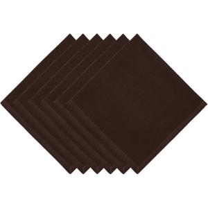 imageDII Solid Napkin Set Collection 20x20 Honey Gold 6 PieceChocolate