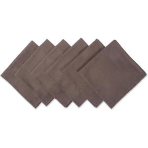 imageDII Solid Napkin Set Collection 20x20 Honey Gold 6 PieceDark Brown