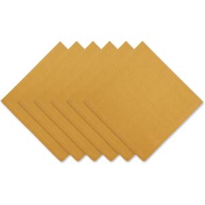 imageDII Solid Napkin Set Collection 20x20 Honey Gold 6 PieceHoney Gold