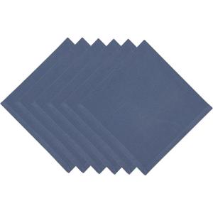 imageDII Solid Napkin Set Collection 20x20 Honey Gold 6 PieceStonewash Blue