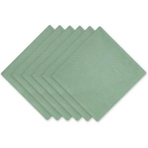 imageDII Solid Pastel Napkin Set Cotton Machine Washable 20x20 Inch Sky Blue 6 CountJadeite
