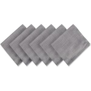 imageDII Variegated Tabletop Collection Placemat Set3x19 Tango Red 6 PieceGray