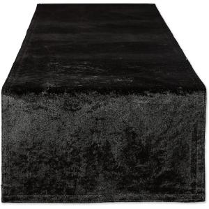 imageDII Velvet Collection Tabletop Napkin Set Cream 4 PieceBlack