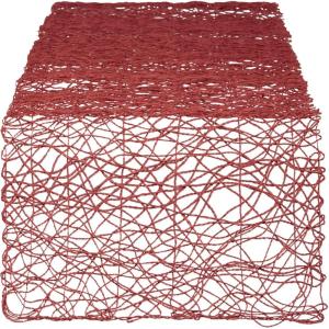 imageDII Woven Paper Tabletop Collection Holiday or Event Dcor Reversible Round Placemat Set 15quot Dia Taupe 6 PieceSpice