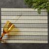 imageDII Black Farmhouse Stripe PVC Woven PlacematBlack Farmhouse Stripe