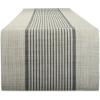 imageDII Black Farmhouse Stripe PVC Woven PlacematBlack Middle Stripe