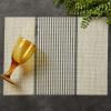 imageDII Black Farmhouse Stripe PVC Woven PlacematBlack Middle Stripe