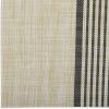 imageDII Black Farmhouse Stripe PVC Woven PlacematBlack Middle Stripe