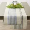 imageDII Black Farmhouse Stripe PVC Woven PlacematFrench Blue Middle Stripe