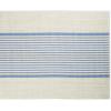 imageDII Black Farmhouse Stripe PVC Woven PlacematFrench Blue Middle Stripe
