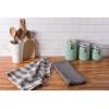 imageDII Cotton Checker Fringed Dish Towels 18 x 28quot Set of 4 Absorbent Heavyweight Woven Kitchen Towels for Drying and Cleaning DishesGrayGray