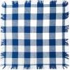 imageDII Cotton Checker Fringed Dish Towels 18 x 28quot Set of 4 Absorbent Heavyweight Woven Kitchen Towels for Drying and Cleaning DishesGrayNavy