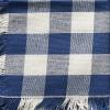 imageDII Cotton Checker Fringed Dish Towels 18 x 28quot Set of 4 Absorbent Heavyweight Woven Kitchen Towels for Drying and Cleaning DishesGrayNavy