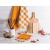 imageDII Cotton Checker Fringed Dish Towels 18 x 28quot Set of 4 Absorbent Heavyweight Woven Kitchen Towels for Drying and Cleaning DishesGrayPumpkin Spice