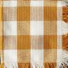 imageDII Cotton Checker Fringed Dish Towels 18 x 28quot Set of 4 Absorbent Heavyweight Woven Kitchen Towels for Drying and Cleaning DishesGrayPumpkin Spice