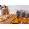 imageDII Cotton Checker Fringed Dish Towels 18 x 28quot Set of 4 Absorbent Heavyweight Woven Kitchen Towels for Drying and Cleaning DishesGrayPumpkin Spice