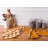 imageDII Cotton Checker Fringed Dish Towels 18 x 28quot Set of 4 Absorbent Heavyweight Woven Kitchen Towels for Drying and Cleaning DishesGrayPumpkin Spice