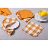 imageDII Cotton Checker Fringed Dish Towels 18 x 28quot Set of 4 Absorbent Heavyweight Woven Kitchen Towels for Drying and Cleaning DishesGrayPumpkin Spice