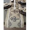 imageDII Cotton French Jacquard Dish Towels Set of 3 Decorative Tea Towels for Everyday Kitchen Cooking and BakingFrench MacaroonsFleur De Lis Stripe