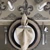 imageDII Cotton French Jacquard Dish Towels Set of 3 Decorative Tea Towels for Everyday Kitchen Cooking and BakingFrench MacaroonsFleur De Lis Stripe