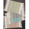 imageDII Everyday Collection Fringed Stripe Tabletop Placemat Set 13x20 TealBlack