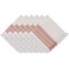 imageDII Everyday Collection Fringed Stripe Tabletop Placemat Set 13x20 TealPimento
